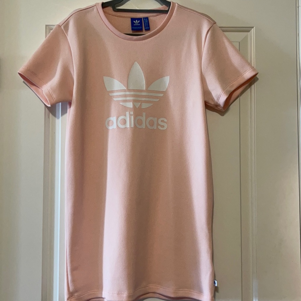 Blush Adidas Tshirt Dress